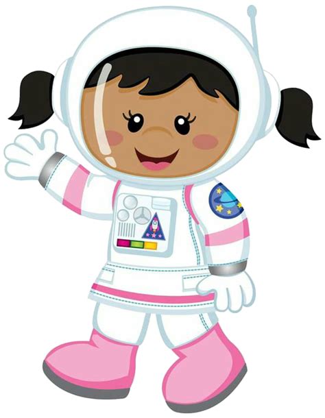 Girl clipart astronaut, Girl astronaut Transparent FREE ...