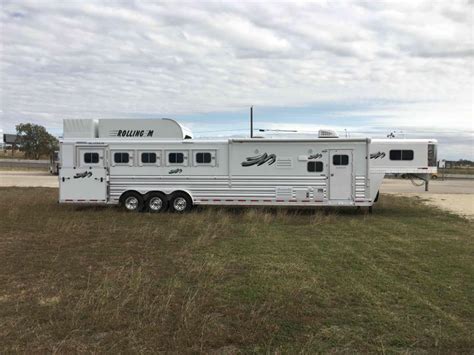 2023 Platinum Coach 5 Horse Slide Out With A 138 Ft Sw Horse Trailer