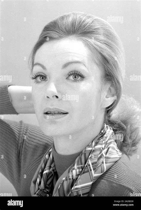 Portrait Of The Austrian Actress Maria Perschy Stock Photo Alamy