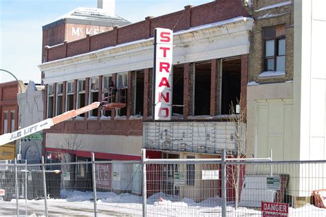 Strand Theatre Demolition Brandon Mb Built In 1916 Ope Flickr