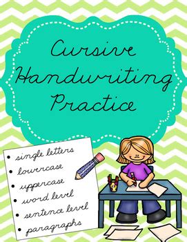 Print out individual letter worksheets or assemble them all into a complete workbook. Cursive Handwriting Practice Pages by BusyBeeinGradeThree ...