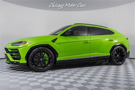Used 2021 Lamborghini Urus Rare Verde Mantis Finish High Gloss Style