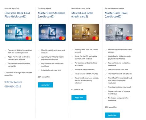 The Best Credit Cards In Germany Top 4 Free And 5 Paid Credit Cards In