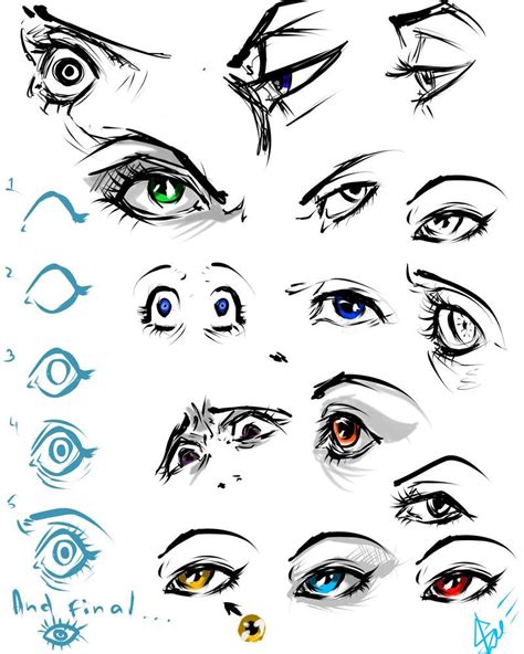Free step by step easy drawing lessons, you can learn from our online video tutorials and draw your favorite characters in minutes. Eyes practice !!!! | Eye drawing, Art tutorials, Drawings