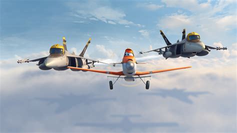 Fighter Jets Dusty Crophopper Disney Planes Disneyexaminer