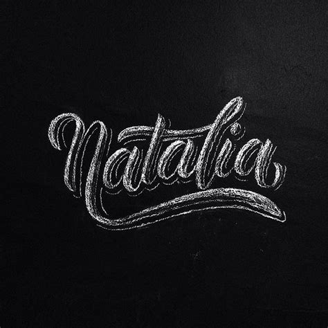 Natalia Typography Lettering Brush Pen Natalia Instagram Photo