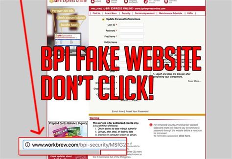 Credit card with access to the current account and to a wide range of advantages. BEWARE: BPI Express Online Fake Website Verification » Tech Patrol