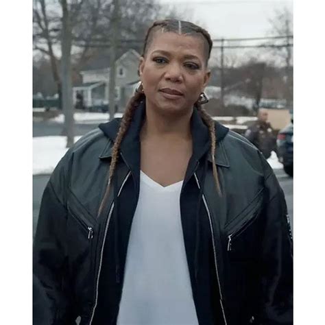 Queen Latifah The Equalizer Robyn Mccall Black Leather Jacket