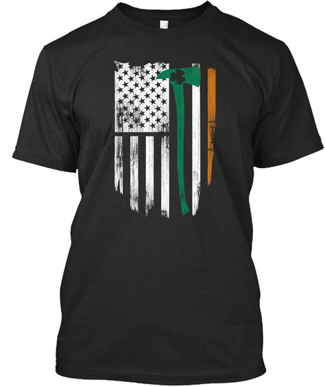 Irish American Flag T Shirt Patrick Day American Flag Tshirt Shirts