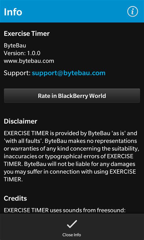 This app can be used in the absence of an internet connection. Exercise Timer - ByteBau