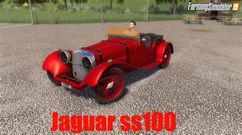 Jaguar Ss100 Classic Car V10 For Fs19 By Farmer Steve