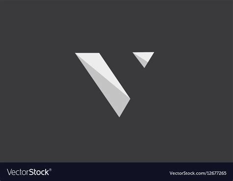 Alphabet Letter V Logo Icon Design Royalty Free Vector Image