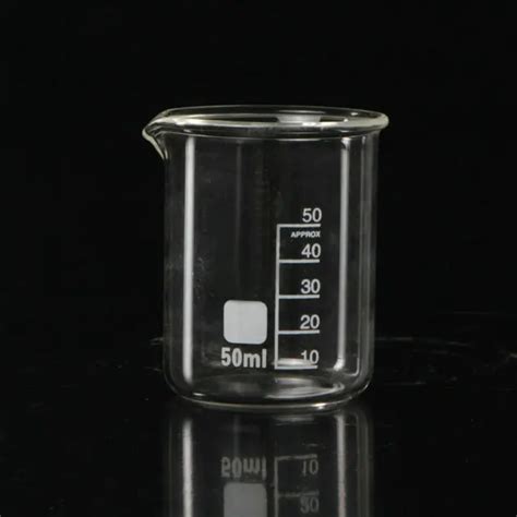 4pcsset 50ml100ml200ml500ml Low Form Glass Beaker Lab Glassware