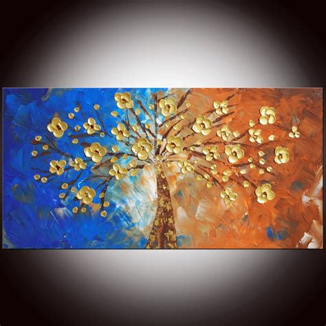 Free Shipping Original Modern Abstract By Flowerartpainting