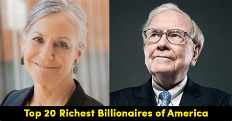 The 20 Richest Billionaires Of America Marketing Mind