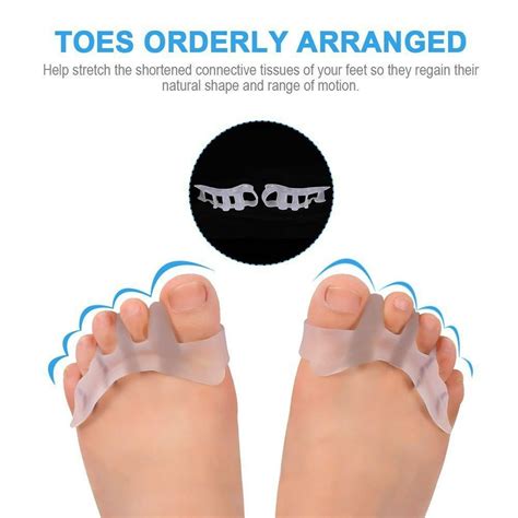 Gel Toe Separator Toe Spacers Toe Stretchers For Men And Women Easy