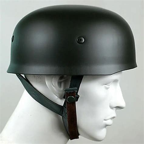 Wwii German Fallschirmjager M38 Steel Helmet With Leather Liner M38