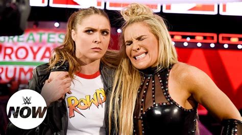Rousey Lends Helping Hand To Natalya Targets Mickies Arm Wwe Now