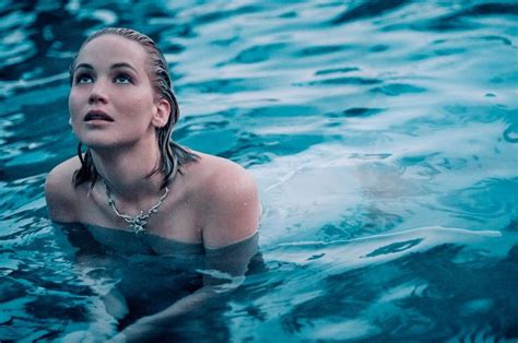 ELLE Exclusive Watch Jennifer Lawrence Drown Her Dior Dress In A