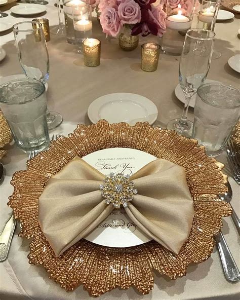 Gold Rhinestone Napkin Rings Luxury Napkin Rings Wedding