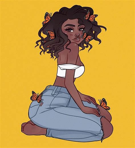 I Saw This Cutie On Pinterest Yesterday So I Had To Draw Her🌞