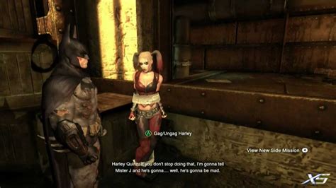 Batman Arkham City Funny Moments With Harley Quinn Gameplay Youtube