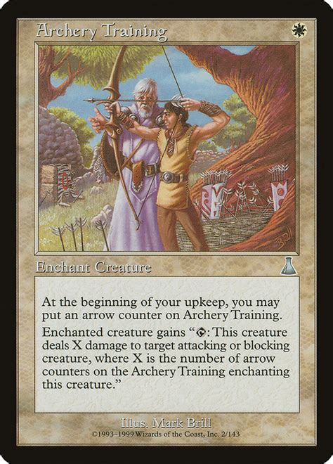 Your character will show as level 1 in the character selection screen once you accept a. Archery Training · Urza's Destiny (UDS) #2 · Scryfall ...