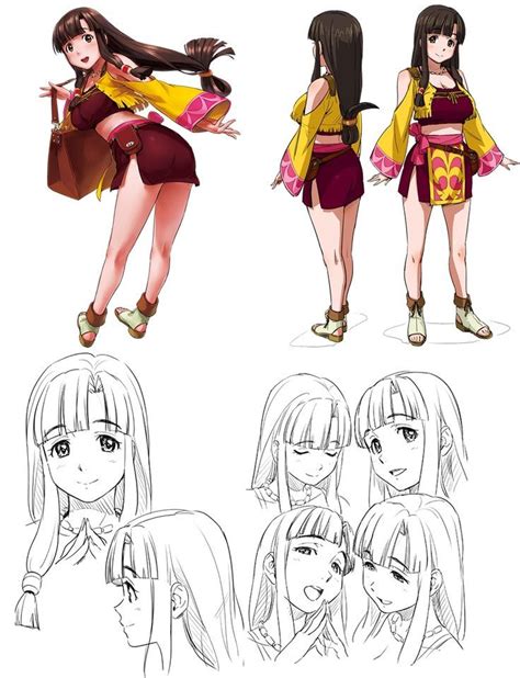 Suisei No Gargantia Bellows Saya And Melty Anime Reference Sheets Character Settei