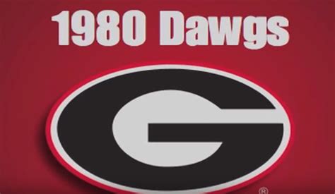 A Look Back At The 1980 Georgia Bulldogs National Championship Season