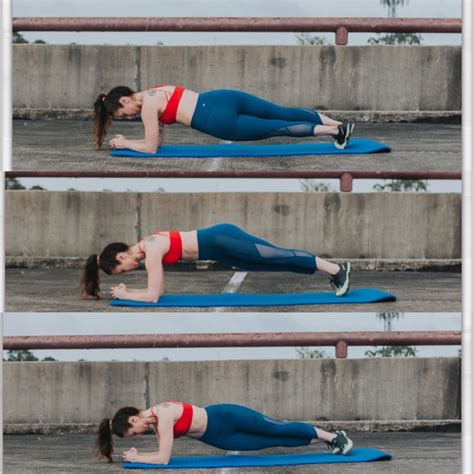 plank twist drop hips side to side for 3 sets of 12 reps gym workout tips plank ab workout
