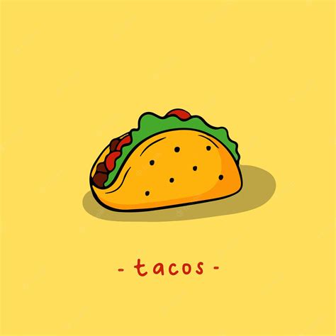 Premium Vector Tacos Symbol Social Media Post Food Vector Illustration