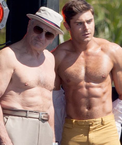 Zac Efron And Robert De Niro Show Off Ripped Bods On Dirty Grandpa Set