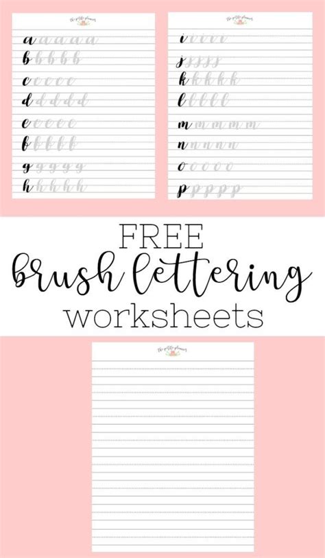 However, with 400+ blog posts on this site, some of the best freebies may have eluded you. Brush Lettering and Beyond: Lettering Worksheets and ...