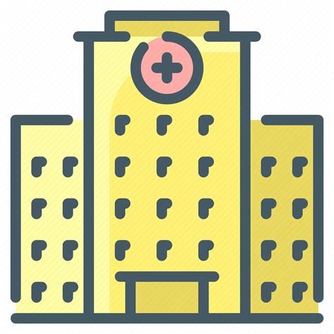 Hospital Building Clinic Icon Download On Iconfinder