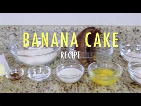 The Best Banana Cake Recipe Ever Youtube