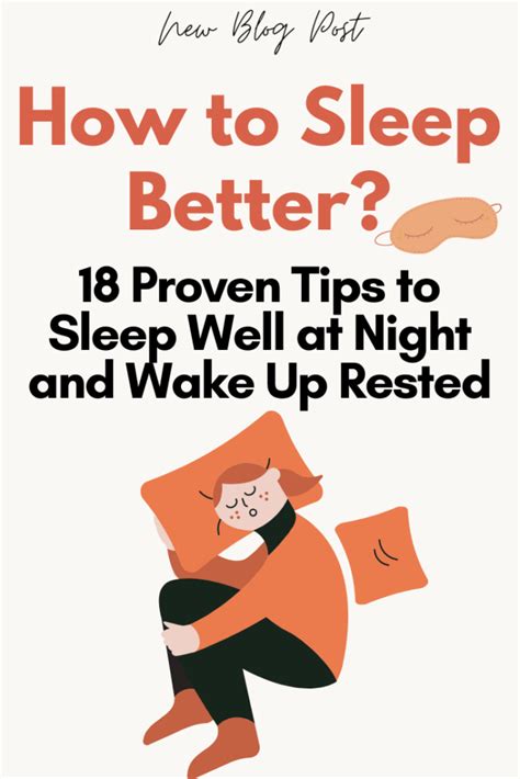 how to sleep better 18 proven tips to sleep well at night and wake up rested better sleep