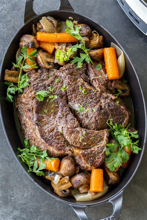 The Best Slow Cooker Beef Roast Momsdish