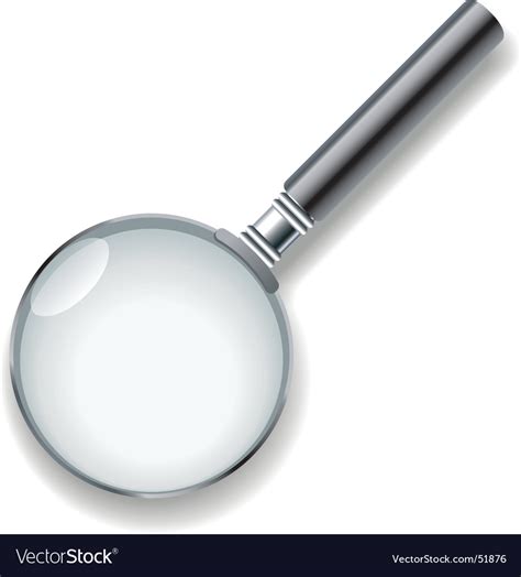 Magnifier Royalty Free Vector Image Vectorstock