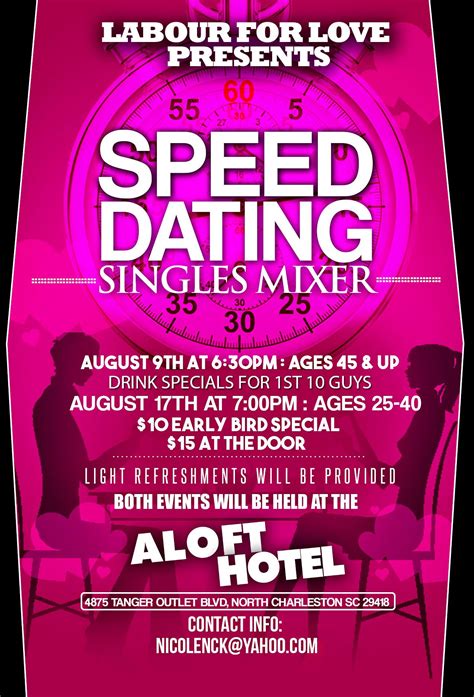 Top Flyer of the Day! Speed Dating - Single Mixer flyer Designed by