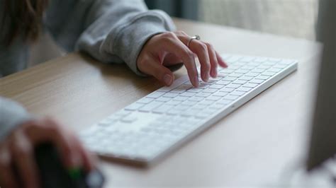 Woman Type On Computer Stock Footage Sbv 347539240 Storyblocks