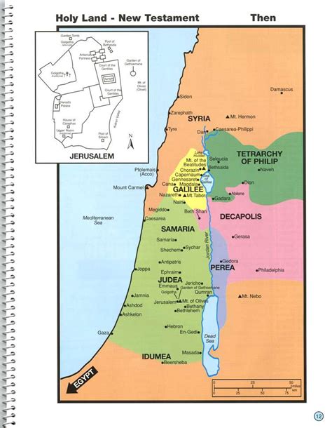 Old Testament Map Of Bible Times