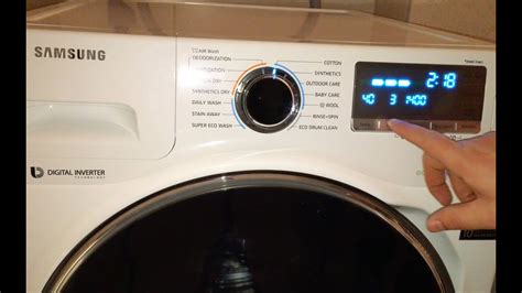 Wash cool and save energy using ecobubble™ technology. Samsung Ecobubble WD90J7400GW Washer Dryer - YouTube