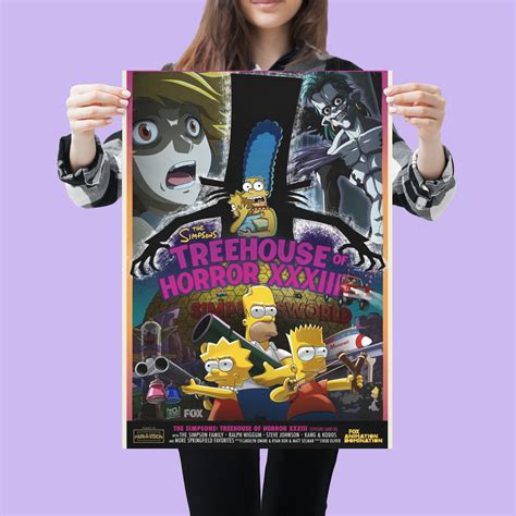 The Simpsons Treehouse Of Horror Xxxiii Matt Groening Halloween Tv