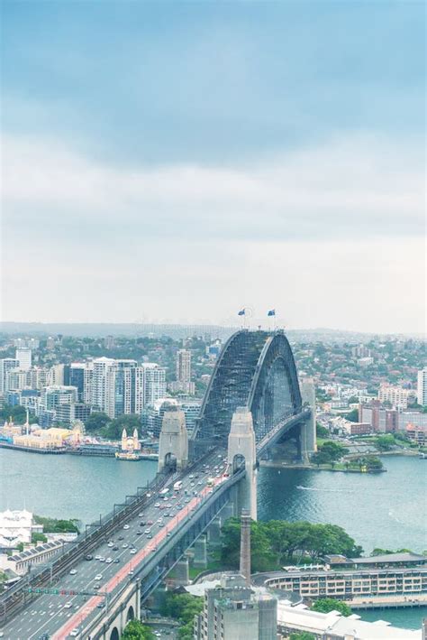 Sydney New South Wales City Skyline On A Beautiful Day Stock Image