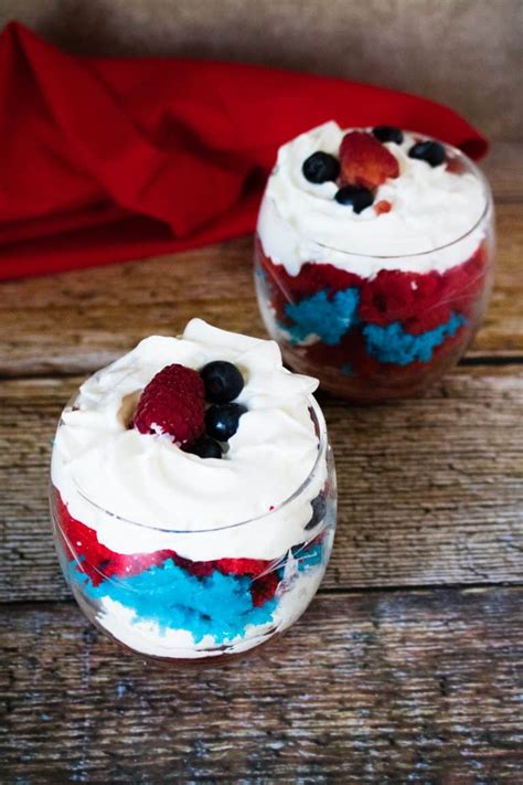4th Of July Mini Cake Trifle — Fun And Festive 4th Of July Desserts All She Cooks