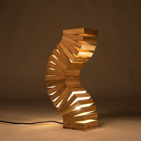 Backbone Wooden Table Lamp Wood Lamp Design Wooden Lamps Design