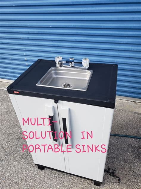 Outdoor Sink Portable Hand Washing Sink Stationself Etsy