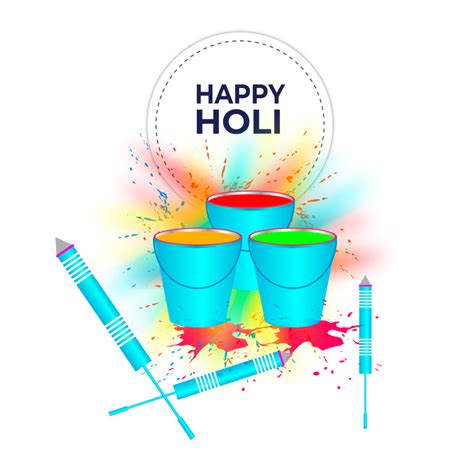 Free Happy Holi Festival Design With Splashing Color 20574313 Png With