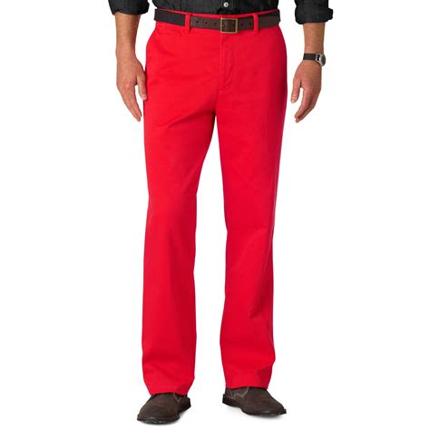 Dockers Classic Fit Game Day Khaki Georgia Pants In Red For Men Lyst