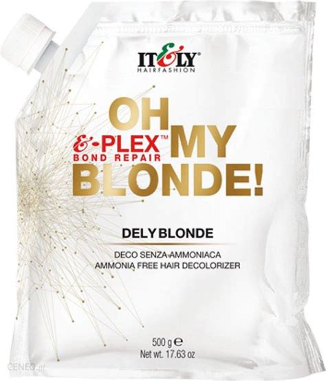 Itely Hairfashion Oh My Blonde Dely Blonde Rozjaśniacz Bez Amoniaku Do 7 Tonów 500 G Opinie